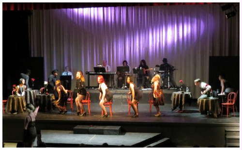 (Image: The Cabaret Girls Dance in Front
  of Individual Chairs)