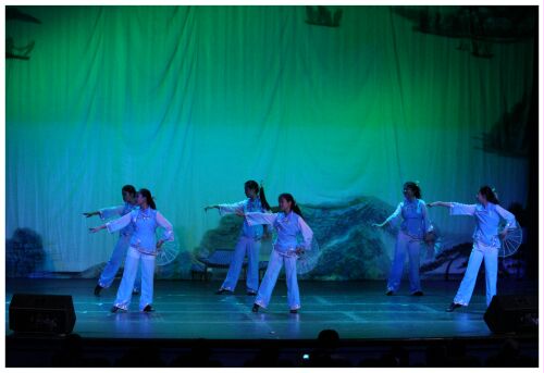 (Image: Six Girls Dance in Pairs)