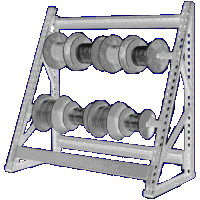 (Image Right: Cable Rack)